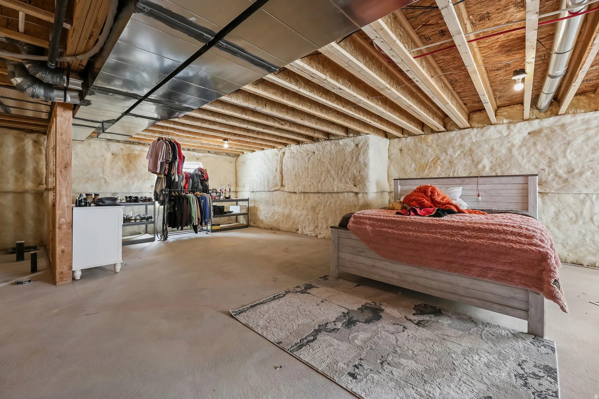 Unfinished basement