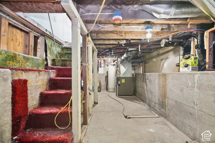 Additional storage in the Basement utility room.