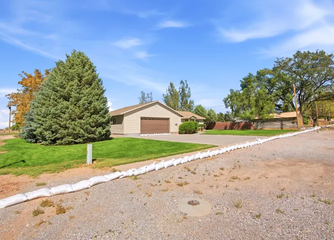 Single-story residence with a two-car garage, concrete driveway, and a manicured lawn