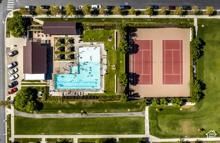 Pools, tennis courts
