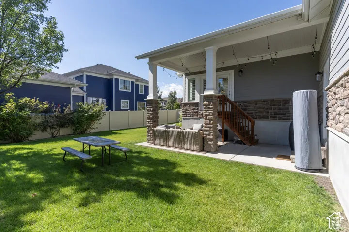 Covered patio