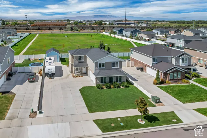 Arial View, green space