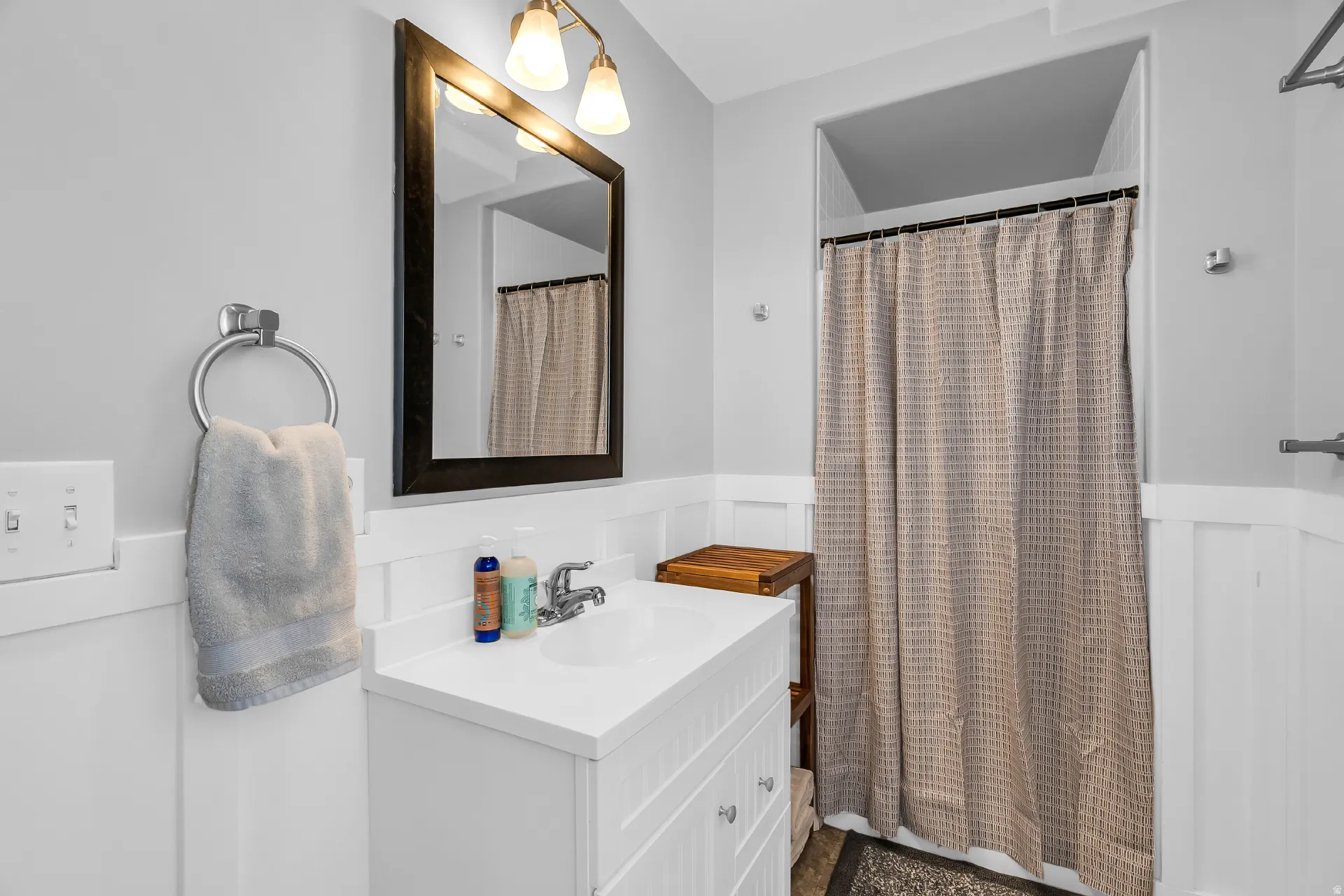 Lower level bathroom