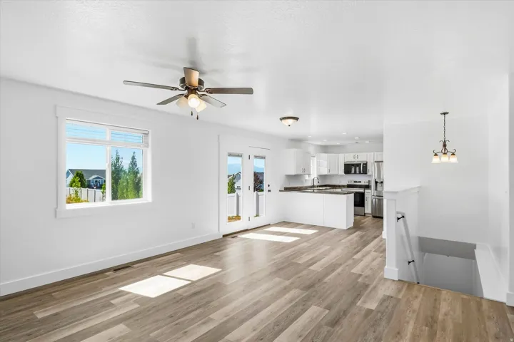 Open-concept living space