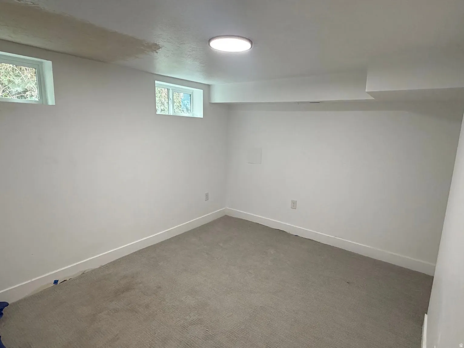 Recessed windows provide natural illumination