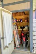 Inside Front Shed