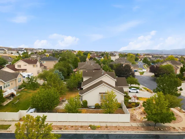 Expansive residential neighborhood featuring diverse architectural styles and mature landscaping