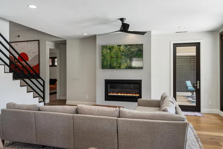 Gas Fireplace in Living Area
