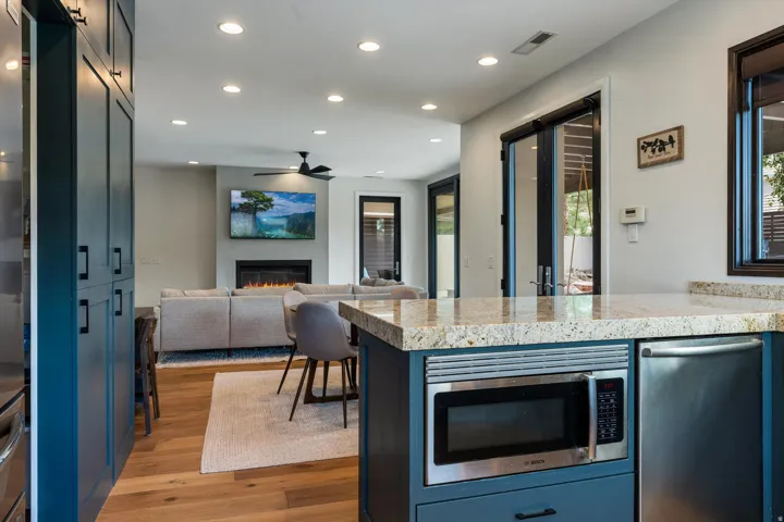 Open Concept Kitchen with Lots of Natural Light