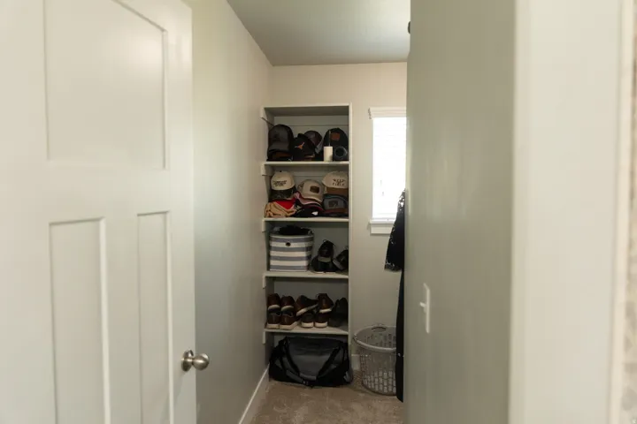 Master walk-in closet