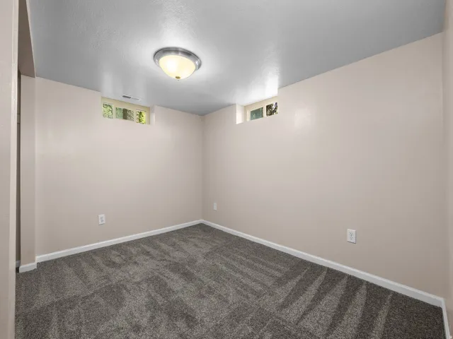 Recessed windows provide natural illumination