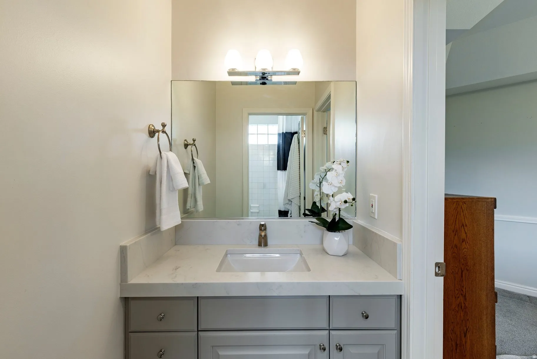 Part of the Jack and Jill bathroom