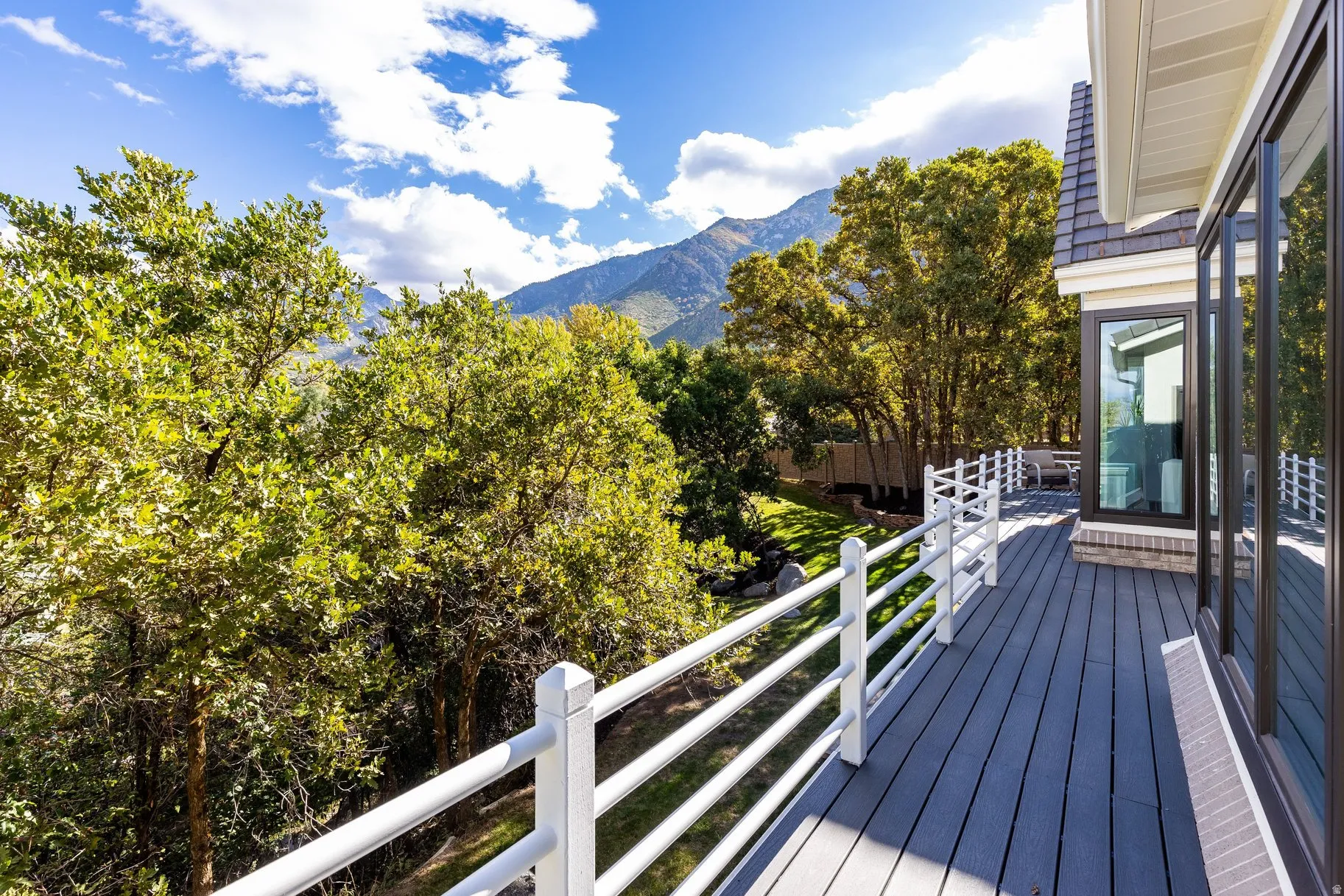Views from the main level balcony