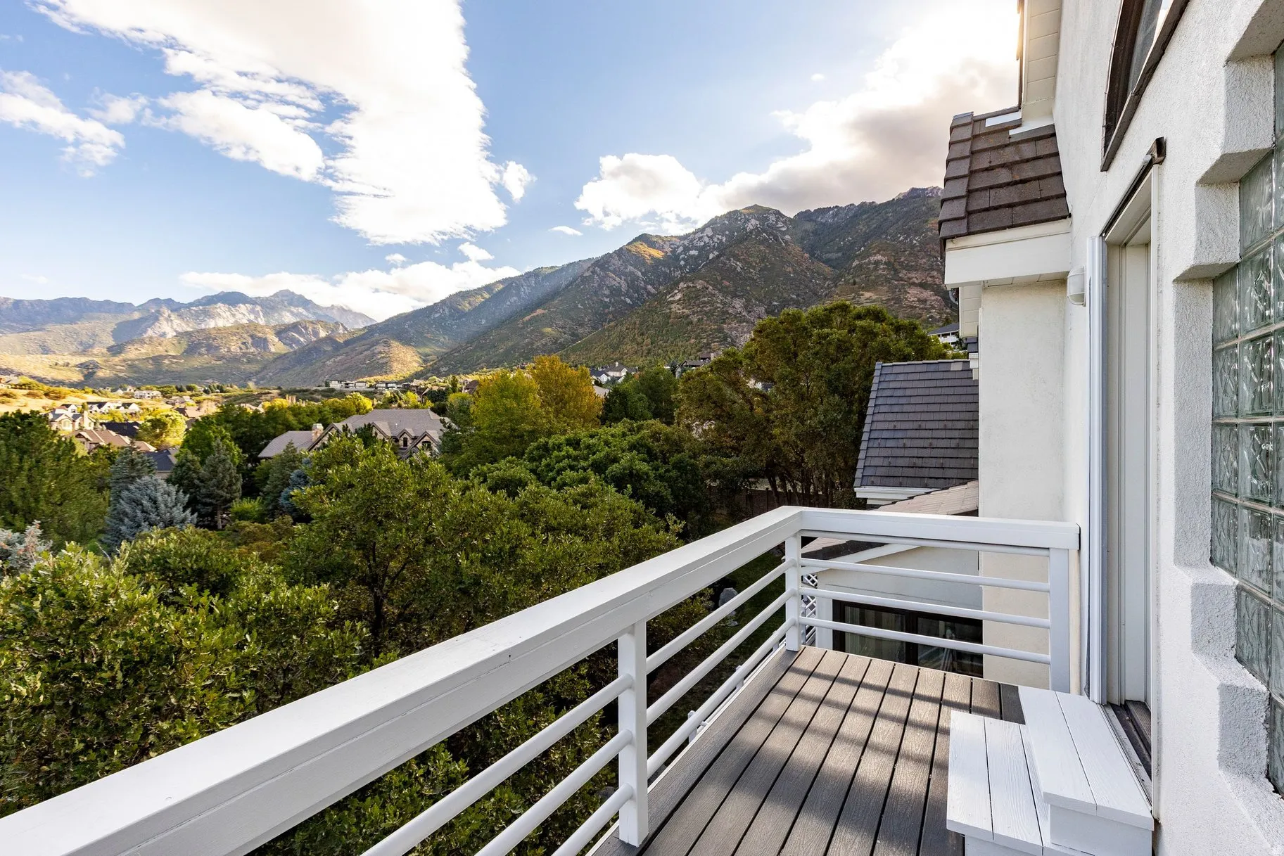 View off the primary suite balcony