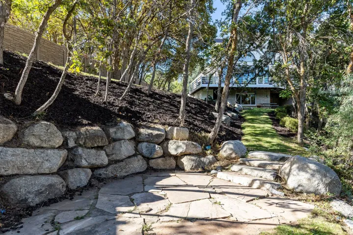 Area in the lower yard