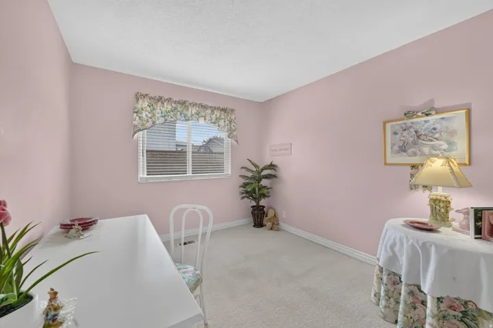 Window with horizontal blinds and valance