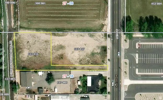Aerial Map. Illustrating property boundaries and adjacent infrastructure