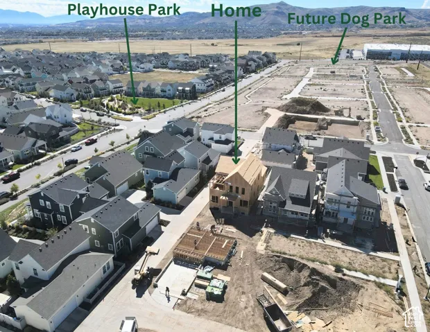 Aerial of actual home location