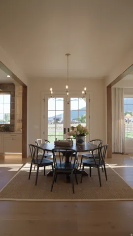 Wood-finish flooring throughout