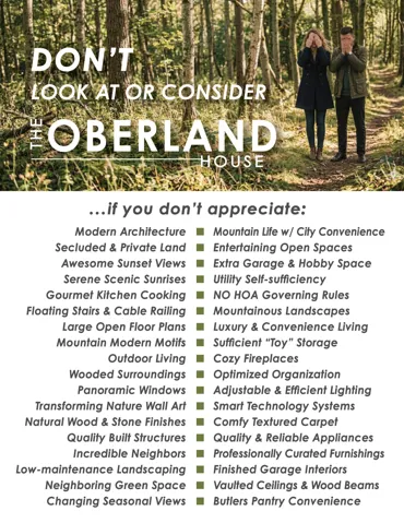 Marketing Material. Listing features of the property