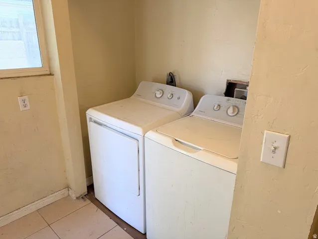 Washer & Dryer are included.