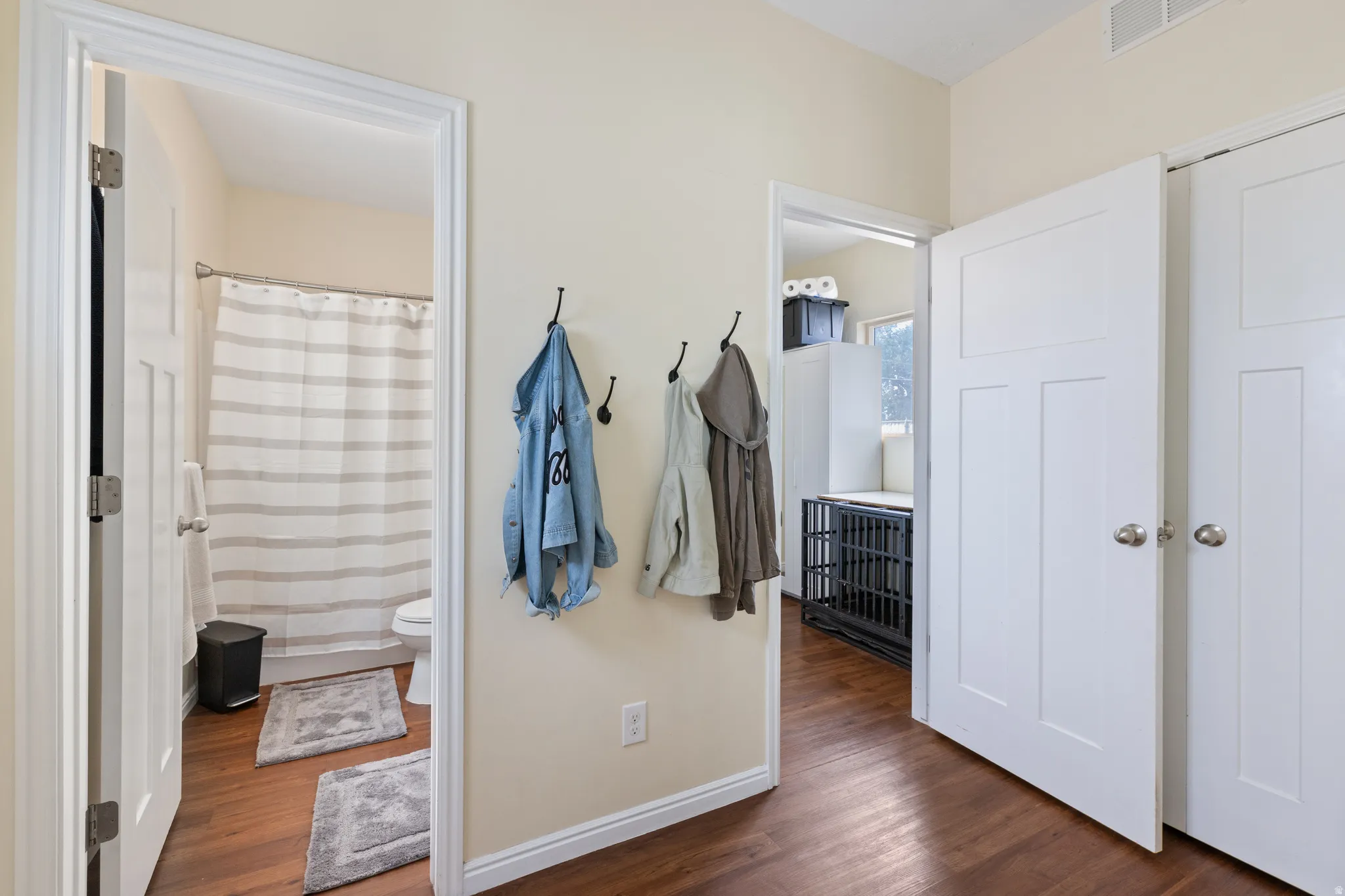 Back Door opens to Bathroom, Mudroom, Laundry Room, Beautiful Doors throughout.