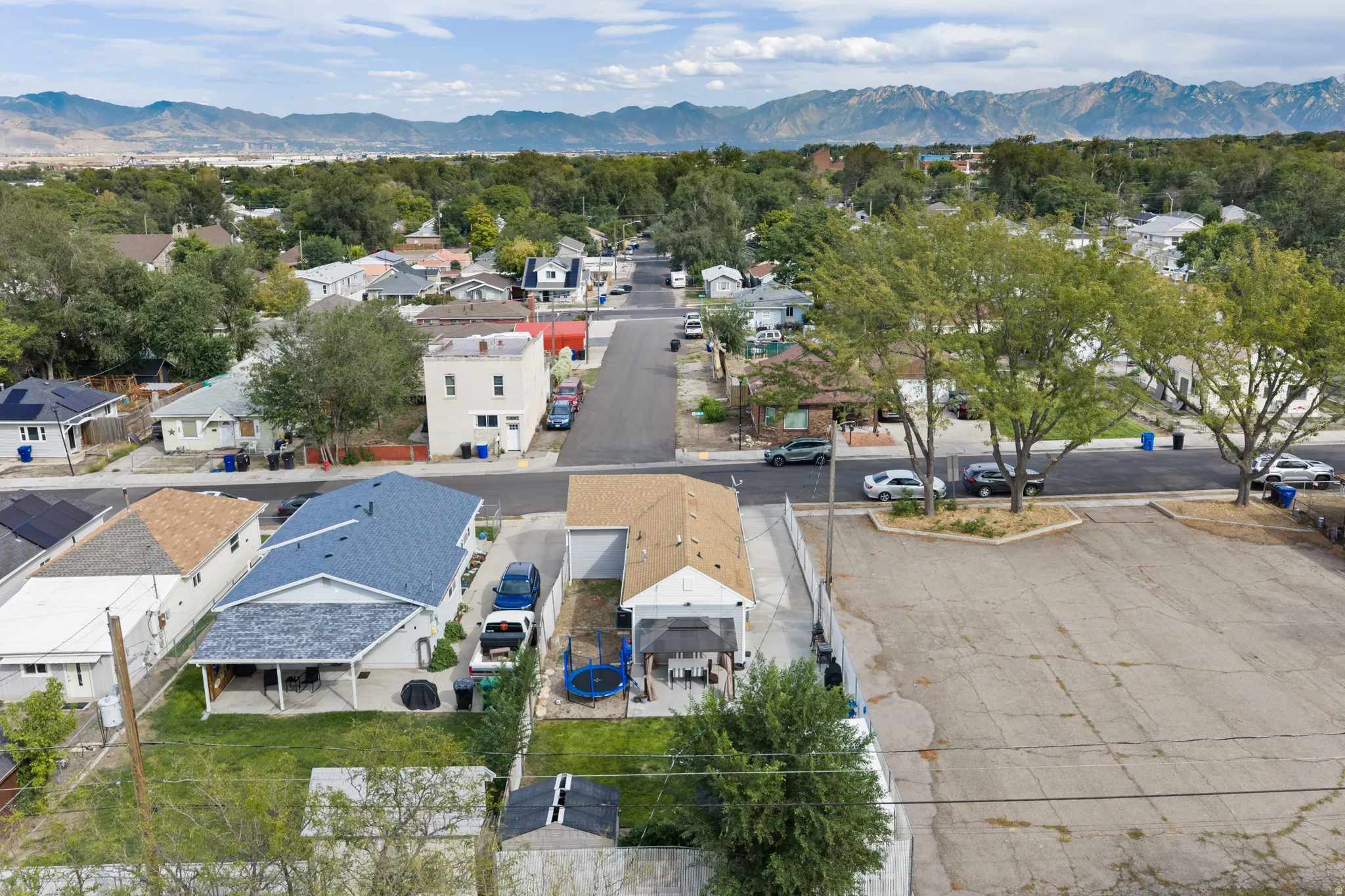 Aerial View looking East