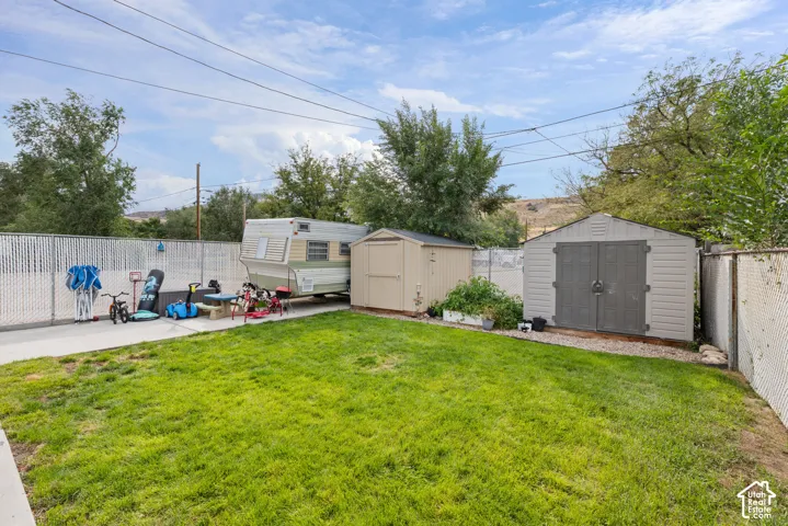 Concrete RV Pad. TWO Sheds