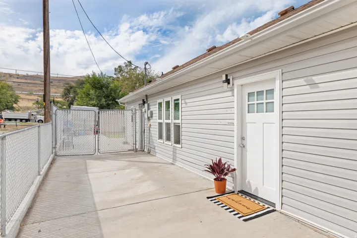 Front Door to Single Level Bungalow