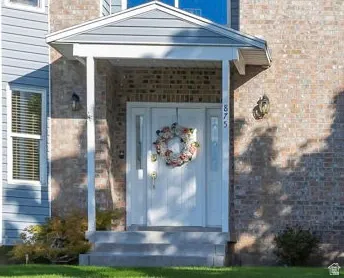 Covered front entry