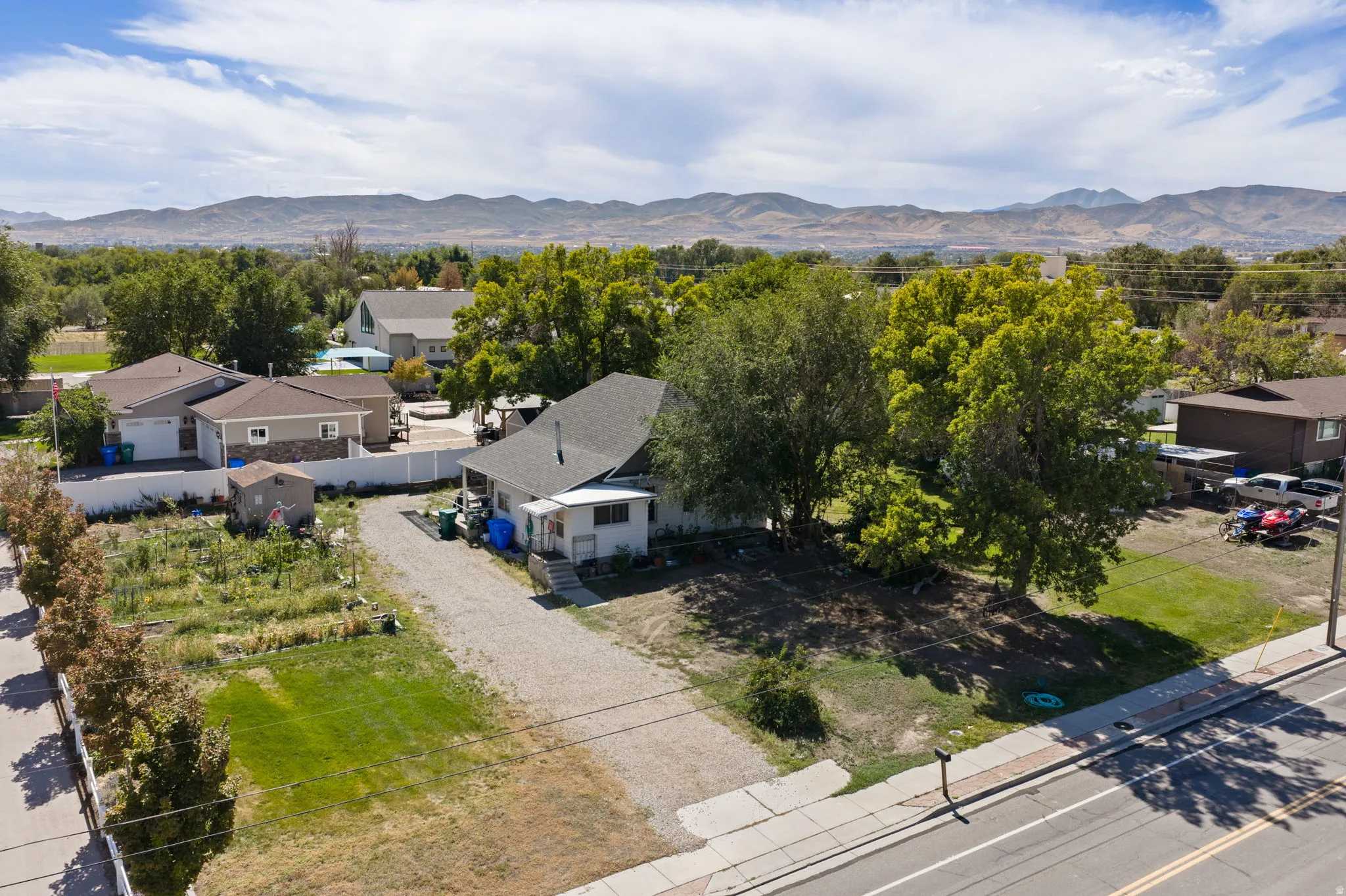 Single-story property with a sloped roof and a covered porch