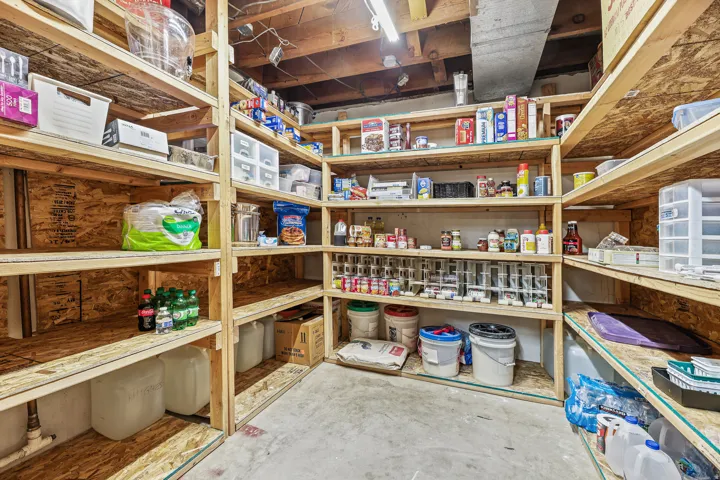 Separate Food Pantry & Extra Storage
