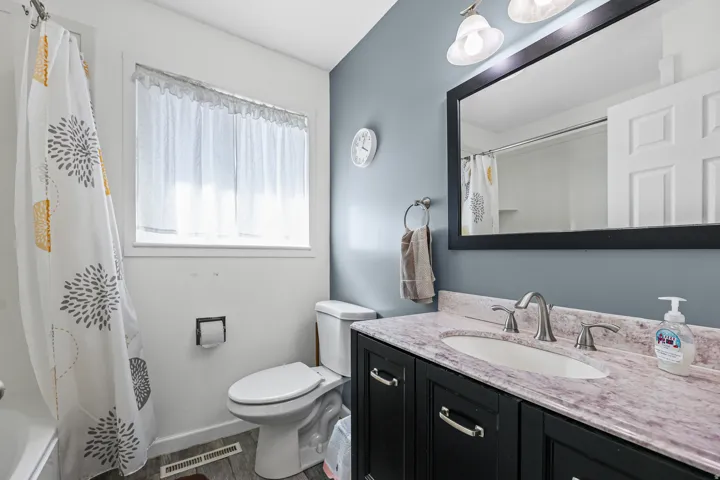 Main Bathroom with Updated Vanity