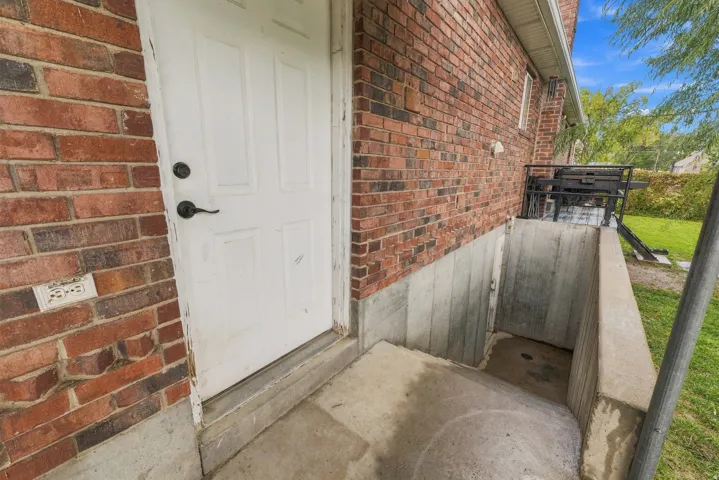 Basement entrance