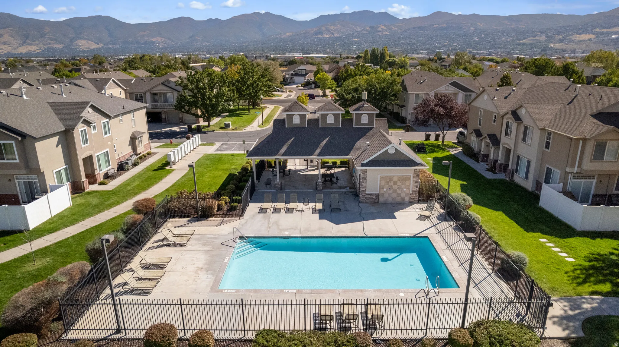 Community swimming pool included in HOA fees