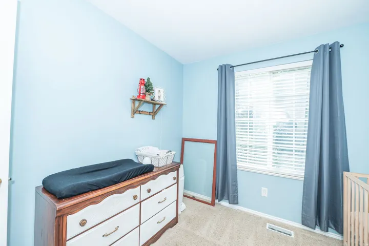 Light blue wall finish