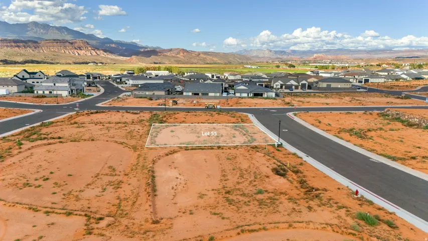 Expansive lot with defined boundaries and paved street access