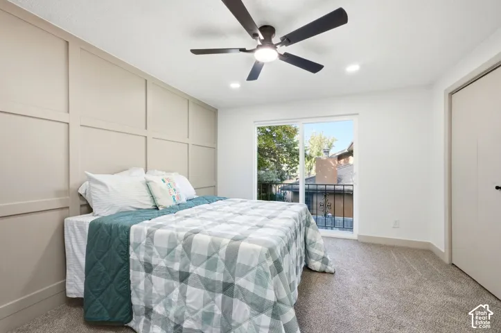 Accent wall with decorative paneling