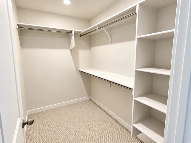 Primary walk in closet