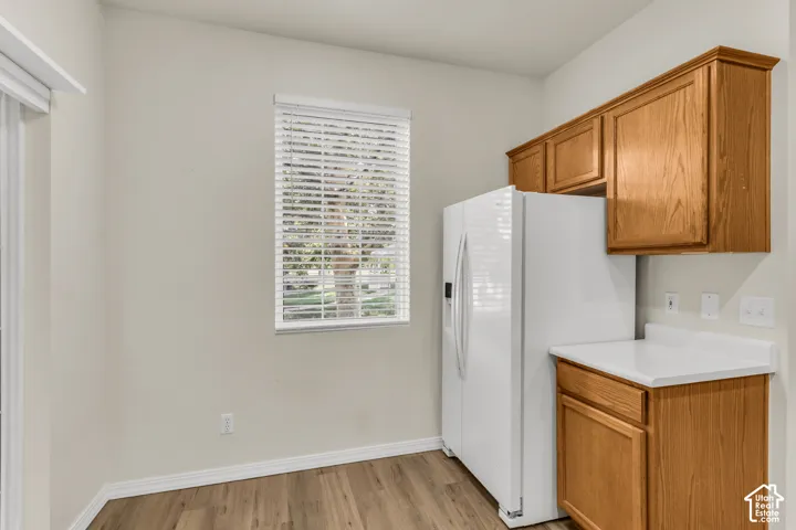 Kitchen fridge.