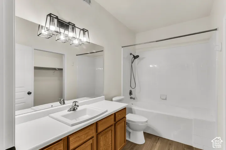 Primary bathroom featuring a deep soaking tub.