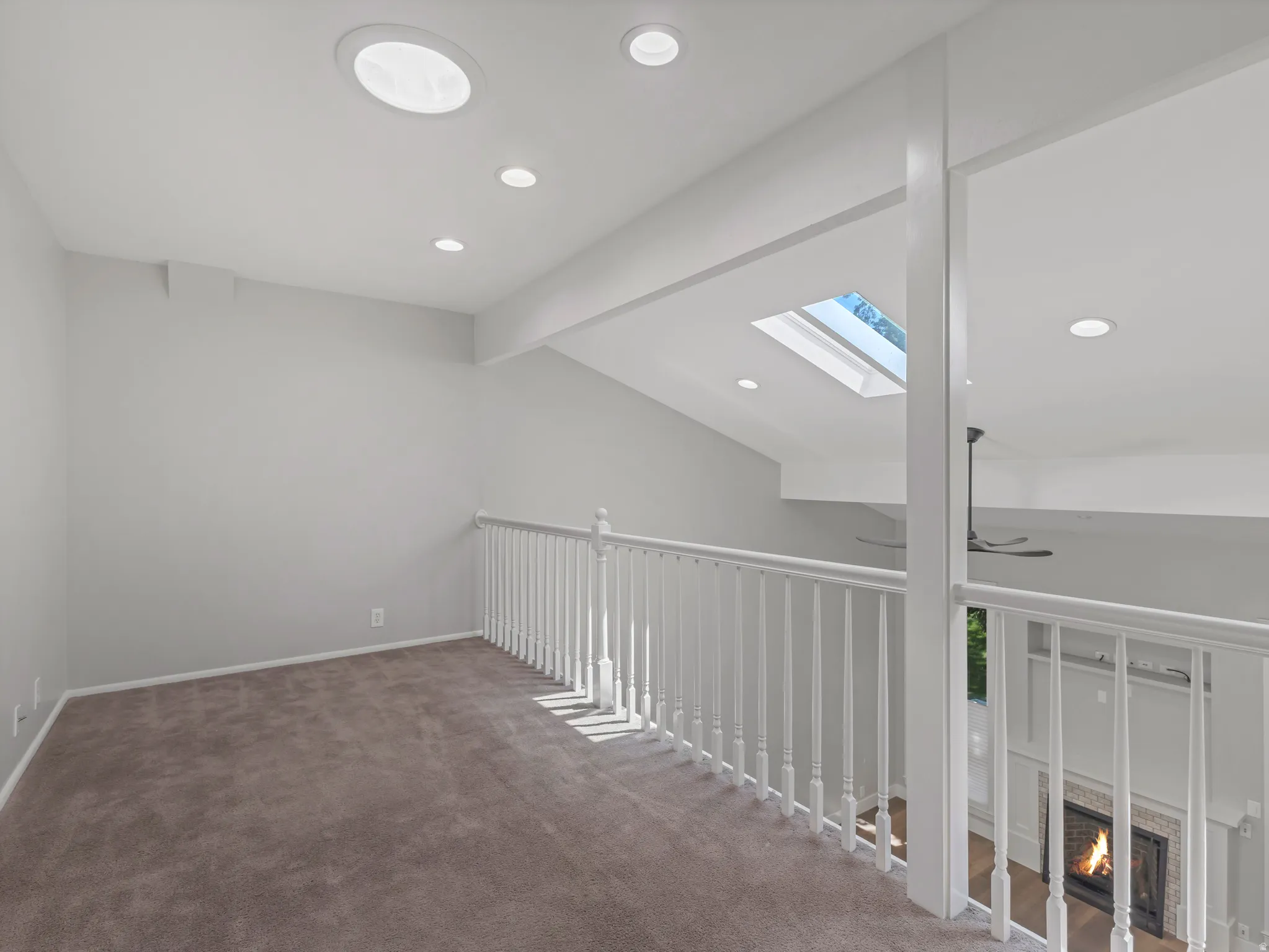 SECOND FLOOR Loft area that's perfect for a reading nook or private work space or gaming area or ???