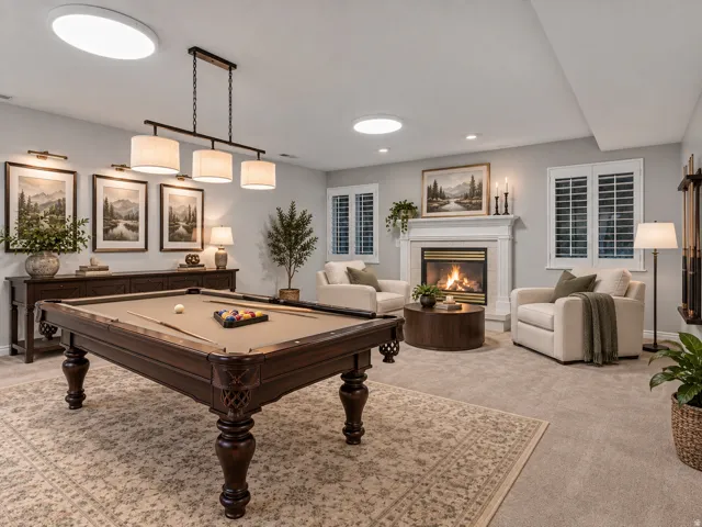 This large Family Room has space for so many activities
