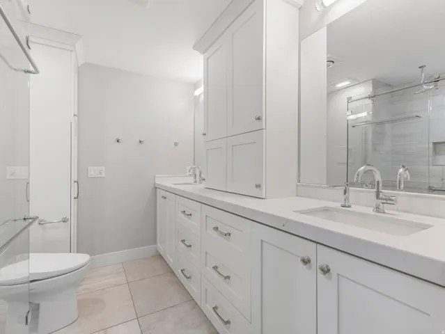 MAIN FLOOR Primary Bath is roomy and has so many well thought out amenities...