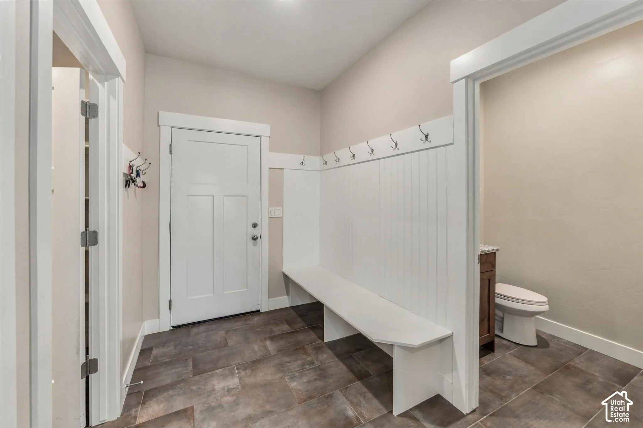 Entryway to attached 4 car garage