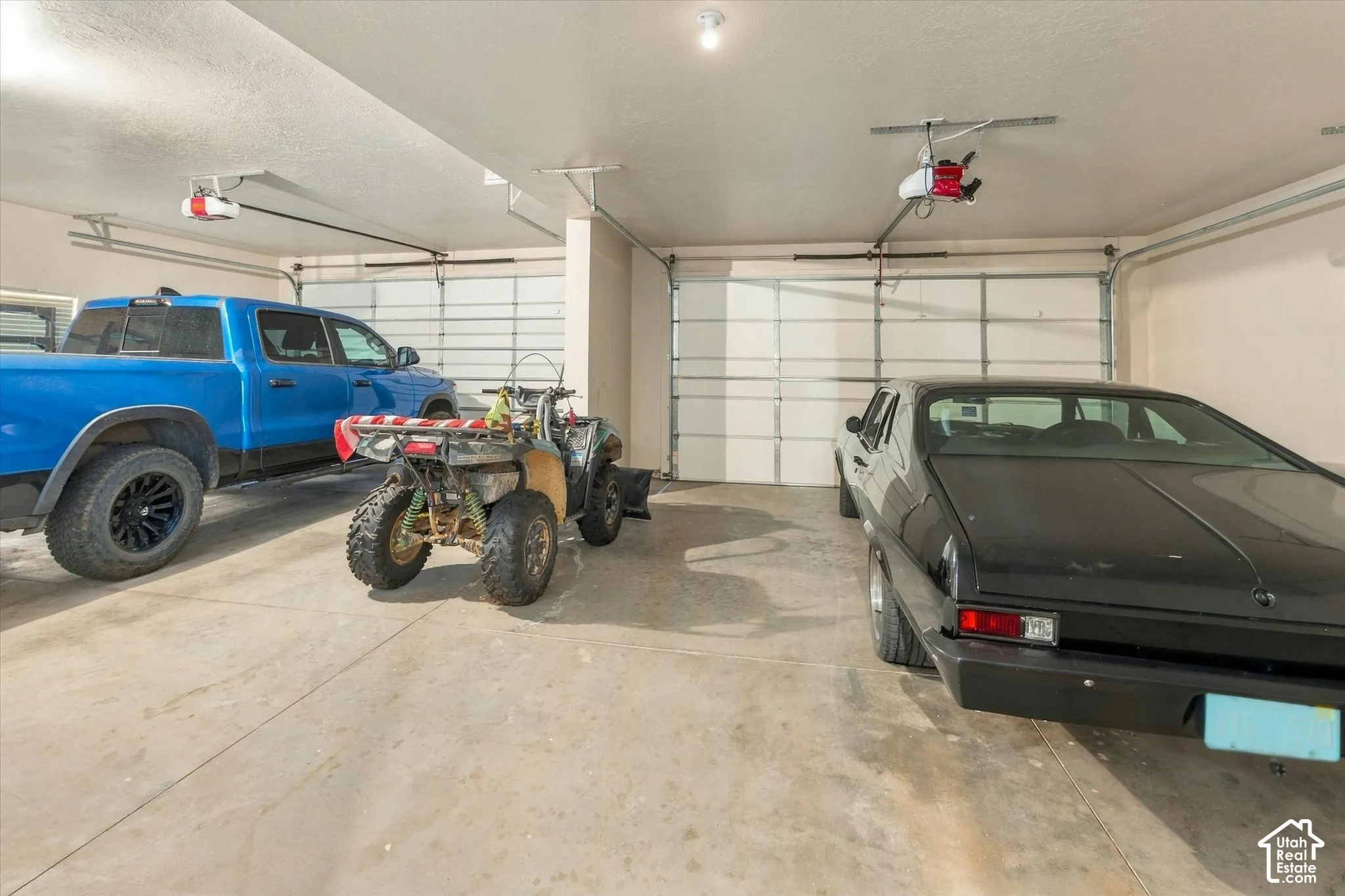 attached 4-car garage, extra height, extra length