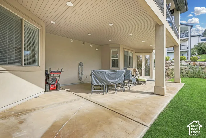 Covered patio