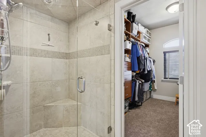 Primary bathroom walk in shower