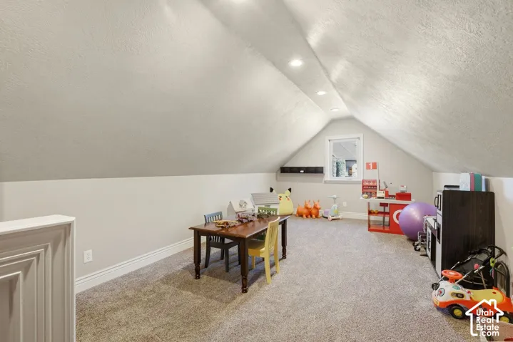 Bonus room above the garage