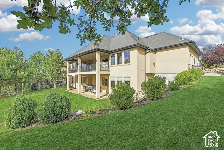 Beautiful landscaped back yard
